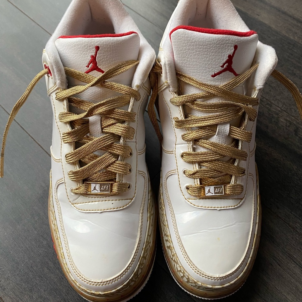 Nike AJF 3 Premier White Patent